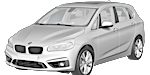 BMW F45 U254D Fault Code